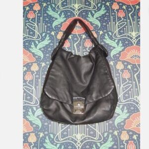 Marc By Marc Jacobs Black Leather Hobo Handbag Bag Large Purse
